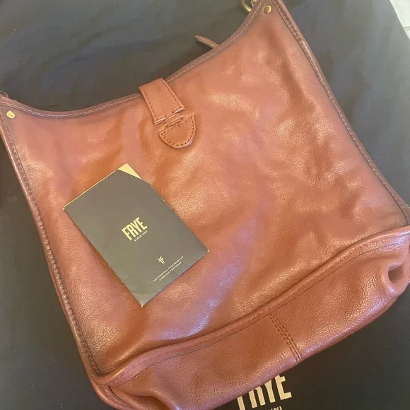 Frye Brown Leather Crossbody Bag - Picture 4 of 7